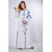 Embroidered Boho Maxi Dress "Charm 3" White